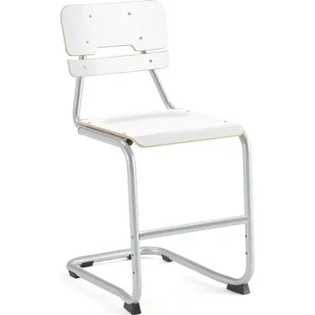 Školní židle LEGERE I, výška 500 mm, bílá