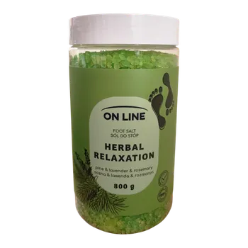 Koupelová sůl On line sůl na koupel NOHOU Herbal relaxation 800 g