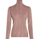 Dámské funkční triko Icebreaker Women Merino 260 Tech Vertex LS Half Zip Delta Lines AOP Velikost: L / Barva: hnědá