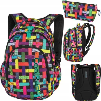 Školní batoh Školní batoh CoolPack vícekomorový, velký, 23 l, odstíny žluté a zlaté