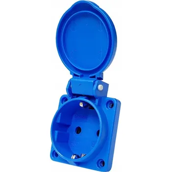 Elektrická zásuvka Zásuvka Schuko 3101-310-0900 modrá