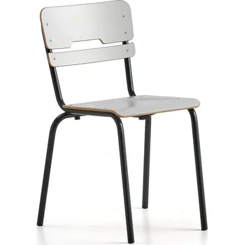 Školní židle SCIENTIA, sedák 360x360 mm, výška 460 mm, antracitová/šedá