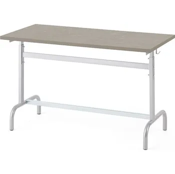 Zahradní lavice Školní lavice 184, stříbrná/šedá