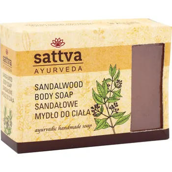Mýdlo SatTva Ájurvédské mýdlo Santal 125 g