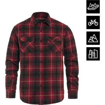 Pánská košile Vodoodpudivá technická košile Dough - redwood velikost S