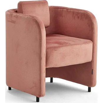 Křeslo Křeslo COMFY, samet, lososově růžová
