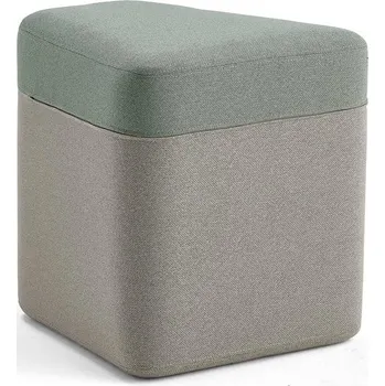 Pohovka Taburet POINT, písková, zelenošedá