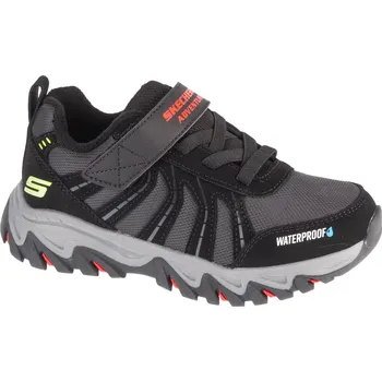Chlapecké tenisky Chlapecká šedá trekingová obuv Skechers Rugged Ranger - Hydro Explorer 406411L-BKRD Velikost: 34
