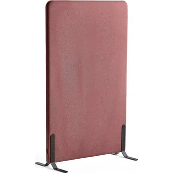 Paraván Paraván ZONE, 1360x800x46 mm, potah Rivet, černé nohy, červenofialová