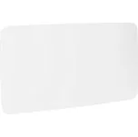 Skleněná tabule STELLA, kulaté rohy, 2000x1000 mm, bílá