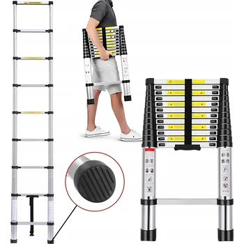 Žebřík Žebřík StandHeiz z hliníku, 7 příček, 2,00 m, 150 kg