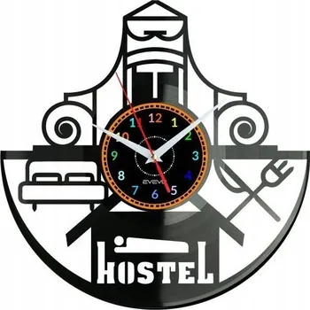 Hodiny Hostel Nástěnné hodiny Vinylová deska Moderní dekorativní dekorace