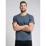 CityZen Agen šedé potisk Via Czechia pánské triko krátký rukáv 100% bavlna - XXL