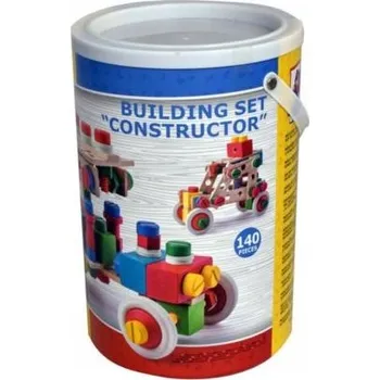 Dřevěná hračka Konstrukční sada Woodyland Construktor 90895 144 ks