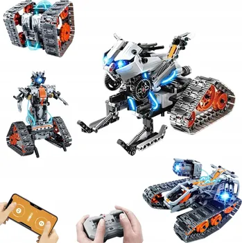 ostatní stavebnice Stavební Stavebnice 4 v 1 robot na dálkové ovládání 724 dílů APP