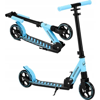 Koloběžka Skládací koloběžka do města s brzdou, velká, modro-černá ABIKO