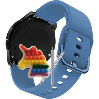 Pouzdro na mobilní telefon Řemínek / Pásek Řemínek pro Colmi P81, Silikonový Modrý Smyčka, nastavitelný