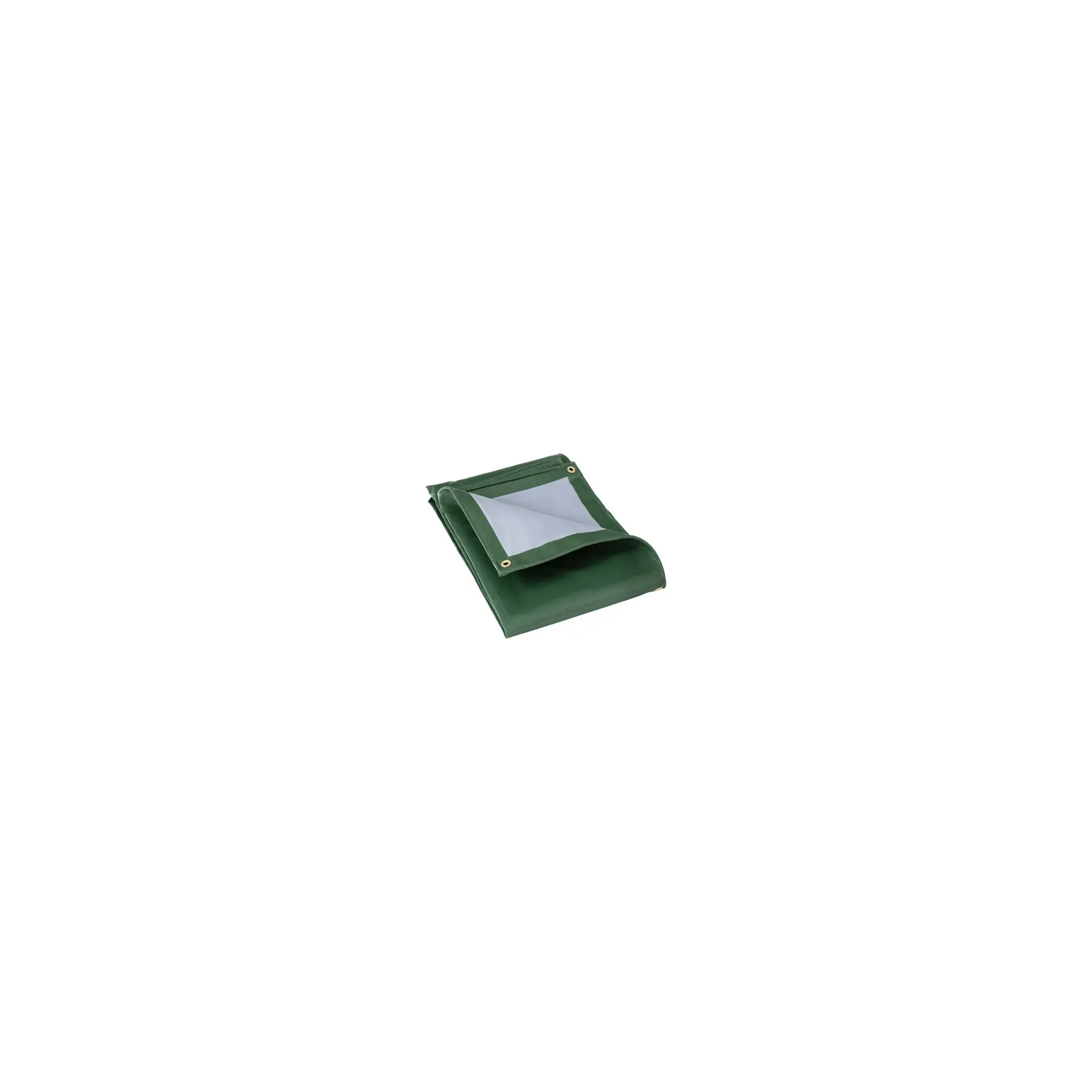 Fotografie 1 - Krycí plachta Kataro Zakrývací plachta PVC 500 g/m2 zelená/šedá 3,5 x 6 m