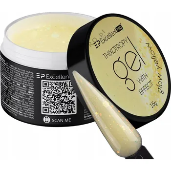 Lak na nehty Gel Excellent PRO žlutý 15 ml