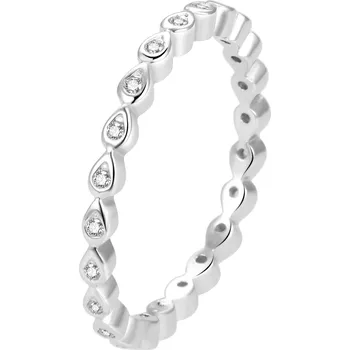 Prsten AGATO Třpytivý prsten se zirkony AGG371L Velikost: 54 (1,1 g)