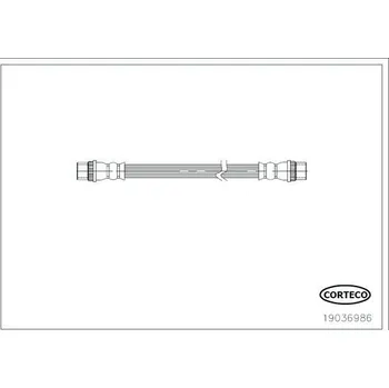 Brzdová hadice Brzdová hadice CORTECO 19036986