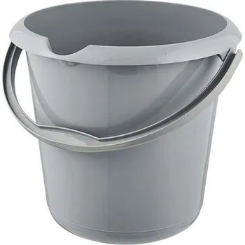 kbelík KBELÍK S VÝLEVKOU 10L ŠEDÁ - mix variant či barev