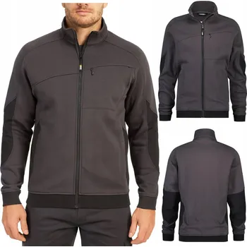 Pánská mikina Mikina pracovní mikina Dassy Velox na zip, šedá, velikost L