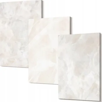 Obraz Triptych na plátně do obývacího pokoje Pastelové mramorové struktury 30x20 cm