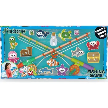 Dřevěná hračka Rybaření dřevěné