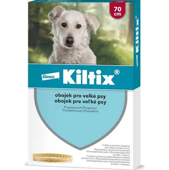 Antiparazitikum pro psa Kiltix obojek pro velké psy obojek 70cm 1 ks