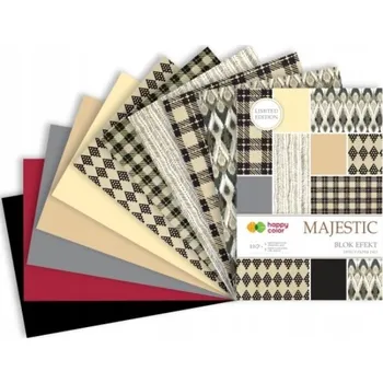 Barevný papír Ozdobný papír A4 Happy Color 10 listů