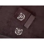 Osuška pro myslivce SLEEP WELL hnědá 70x140 Medvěd