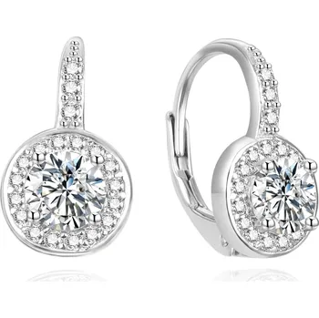 Náušnice AGATO Třpytivé stříbrné náušnice se zirkony AGUC3528