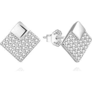 Náušnice AGATO Stylové stříbrné náušnice se zirkony AGUP3493