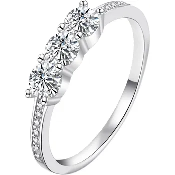 Prsten AGATO Elegantní stříbrný prsten se zirkony AGT-R39W Velikost: 60 (1,85 g)