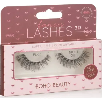 Umělé řasy Boho Beauty Umělé řasy Falsh Eyelashes FL-03 NIGHT OUT