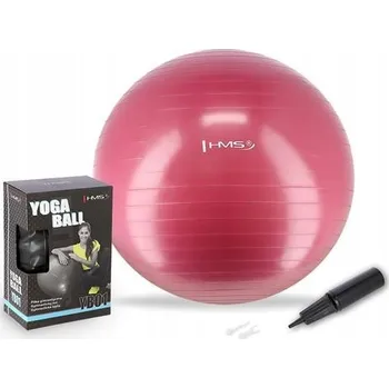 Gymnastický míč Klasický míč HMS 65 cm oranžový a červený