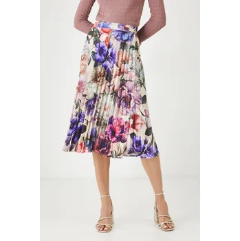 Dámská sukně Sukně Medicine béžová barva, midi, áčková RS25.SDD301 02A, vel. XL