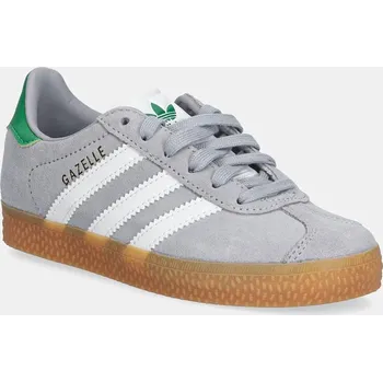 Chlapecké tenisky Dětské semišové tenisky adidas Originals GAZELLE JQ5999 šedá 90X, EUR 31