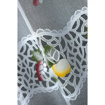 Obraz Lambrekýn žakárový bílý metráž 316210 výška 40 cm