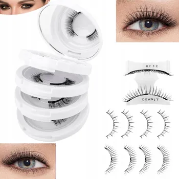 Umělé řasy 4 PÁRY Magnetické řasy Opakovaně použitelné Umělé řasy s APLIKÁTOREM