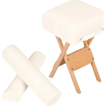 Masáž Skládací křeslo k masážnímu lůžku se 2 masážními válečky