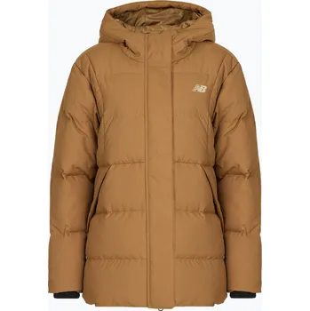 Dámská péřová bunda New Balance NBX Soft Alpine Icon Down brown