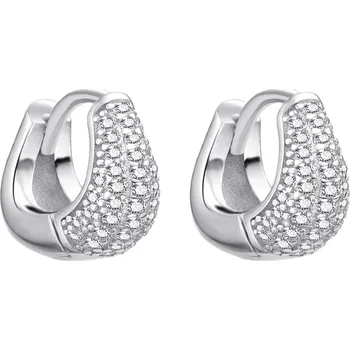 Náušnice AGATO Elegantní stříbrné náušnice se zirkony AGT-E157KW