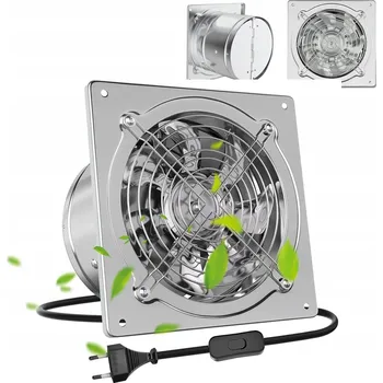 Domácí ventilátor Koupelnový ventilátor 150 mm 525 m3/h