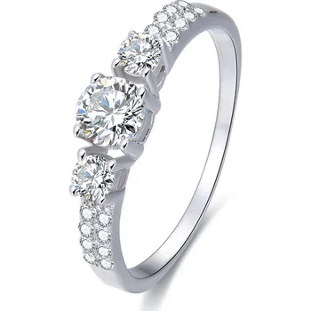 Prsten AGATO Elegantní stříbrný prsten se zirkony AGG197 Velikost: 52 (2 g)