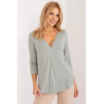 Sublevel Elegantní halenka pistáciová Velikost: S