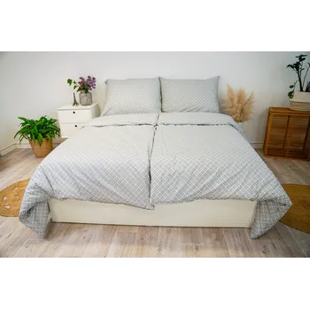 Povlečení Ložní povlečení bavlněné Stanex nordic (LS409), 140 x 200 + 90 x 70, Knoflíkové