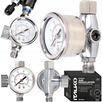Příslušenství ke kompresoru ITALKO REDUKTOR TLAKU VZDUCHU 1/4" PRO PISTOLE, 0-10 BAR