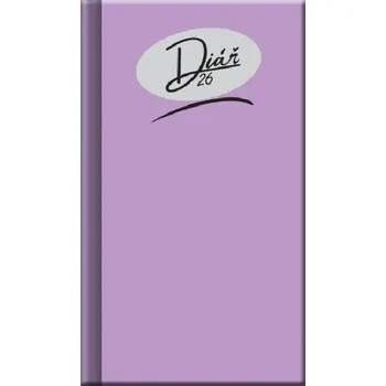 Diář Kapesní diář 2026 - COLORS fialový (A6) - Spektrum Grafik